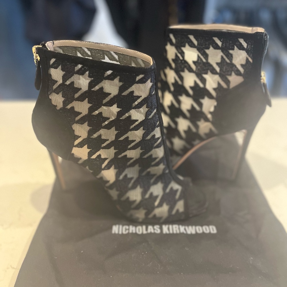 Nicholas Kirkwood peep-toe ankle boot